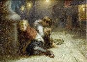 Augustus Saint-Gaudens Fatigued Minstrels oil painting reproduction